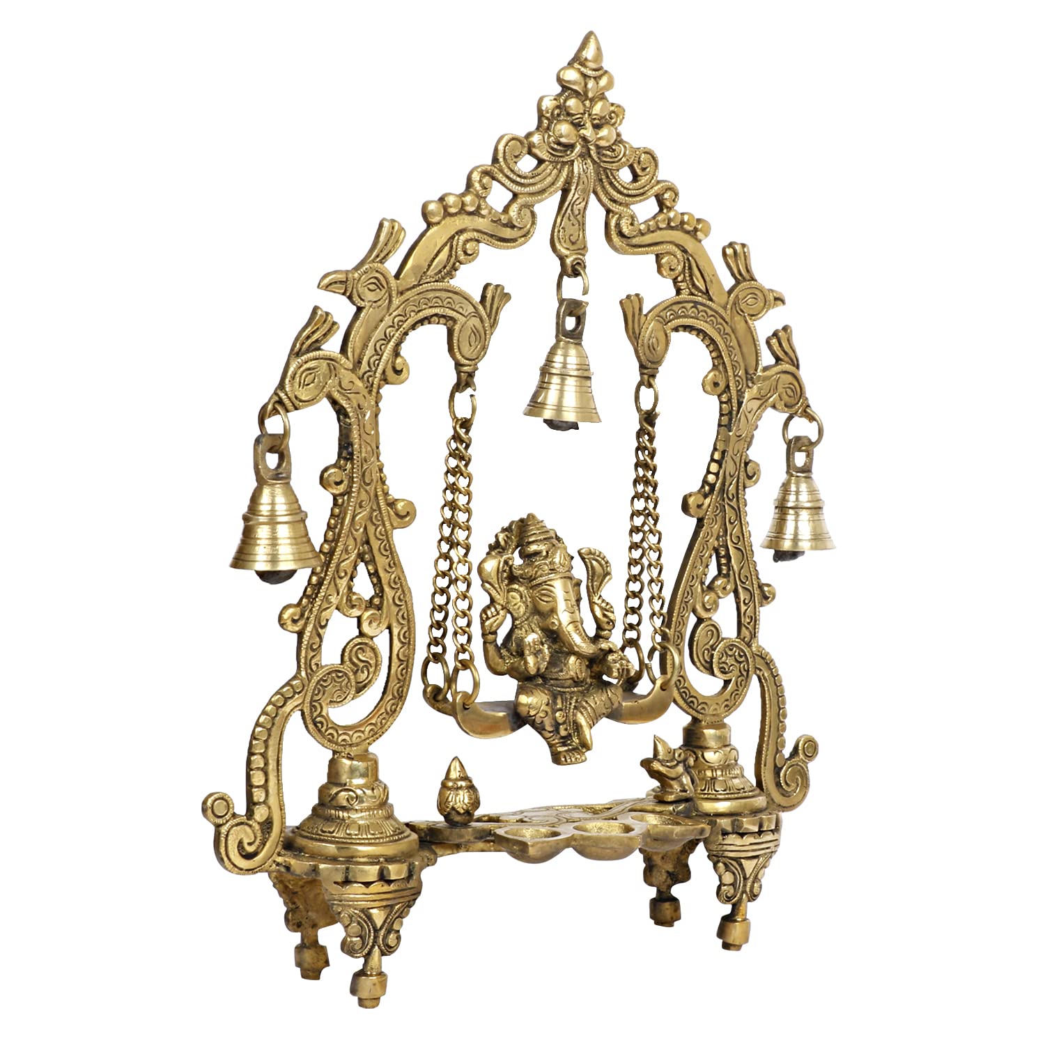 brass Ganesh on jhula/ swing